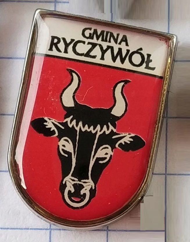 Odznak Herb Gmina Ryczywół heraldyka