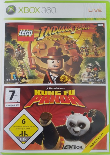 LEGO INDIANA JONES + KUNG FU PANDA XBOX 360 SKLEP