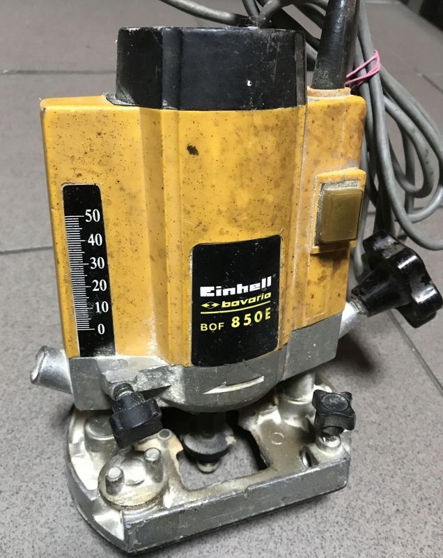 FREZARKA EINHELL BAVARIA BOF 850E - 7736944079 - oficjalne archiwum Allegro