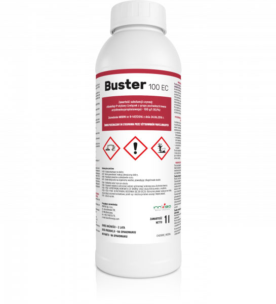 Buster 100 EC 1l Środek chwastobójczy w rzepaku