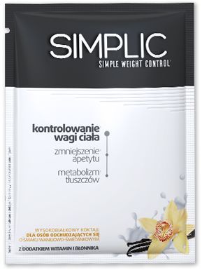 SIMPLIC SM. WANILIOWY 1 SASZ ODCHUDZANIE KOKTAJL