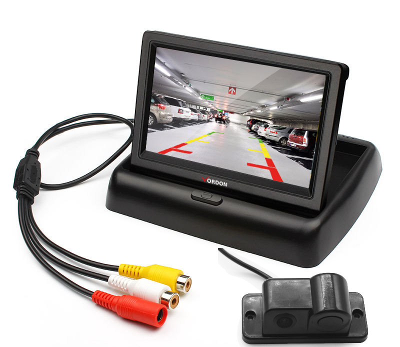 KAMERA COFANIA Z CZUJNIKIEM PARKOWANIA + EKRAN LCD - 6959209882