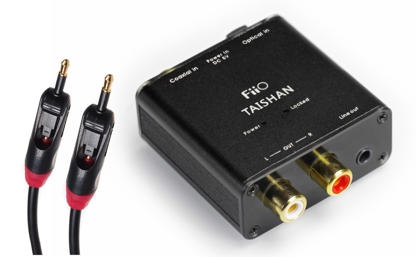 FiiO D3 D03 D03K KONWERTER DAC + KABEL OPTYCZNY 1m