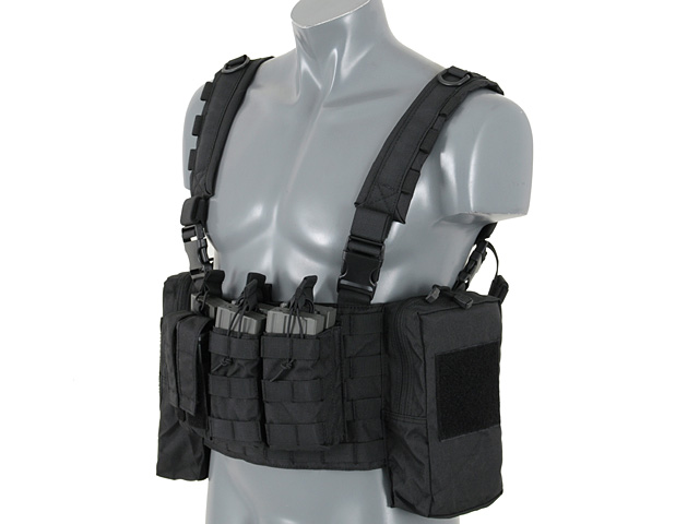 8FILEDS - Ulepszony Chest Rig patrolowy - Black