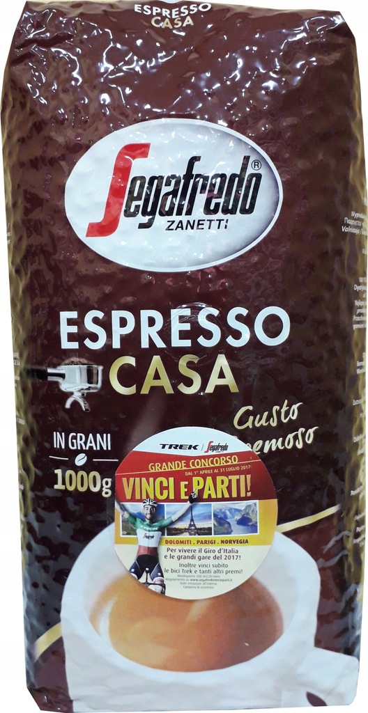 Segafredo Espresso Casa 1kg kawa ziarnista FV