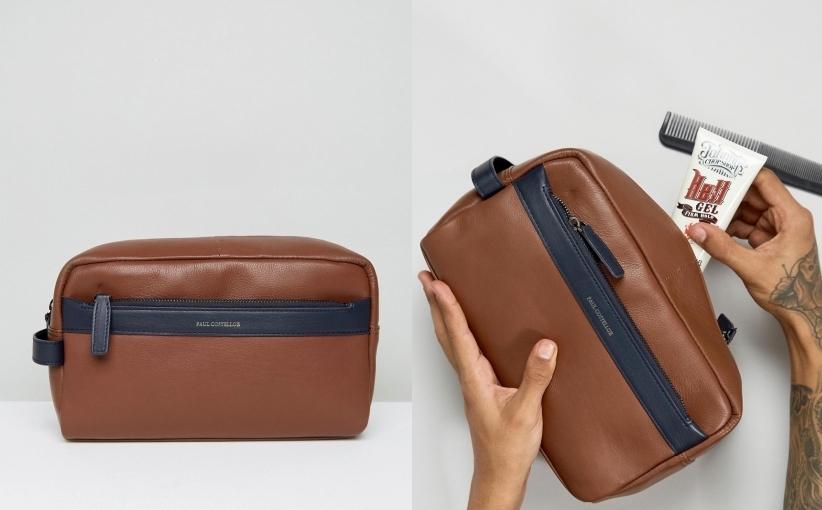 206C01394 PAUL COSTELLOE KOSMETYCZKA SKÓRZANA
