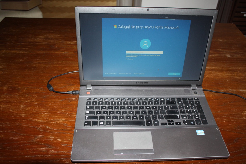 Laptop Samsung 17' 550P7C i5-3210M/6GB/1000/DVD-RW