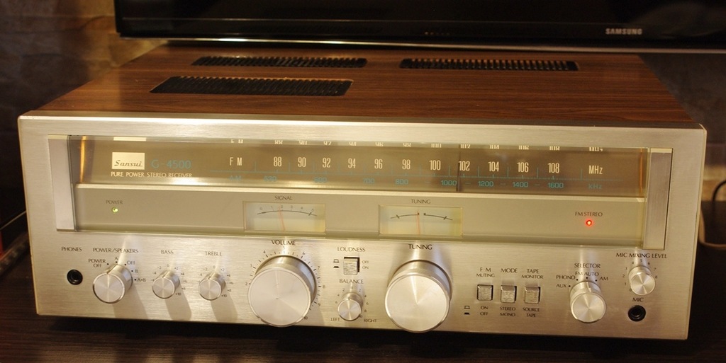 Sansui G-4500 piękny klasyk VINTAGE unikat