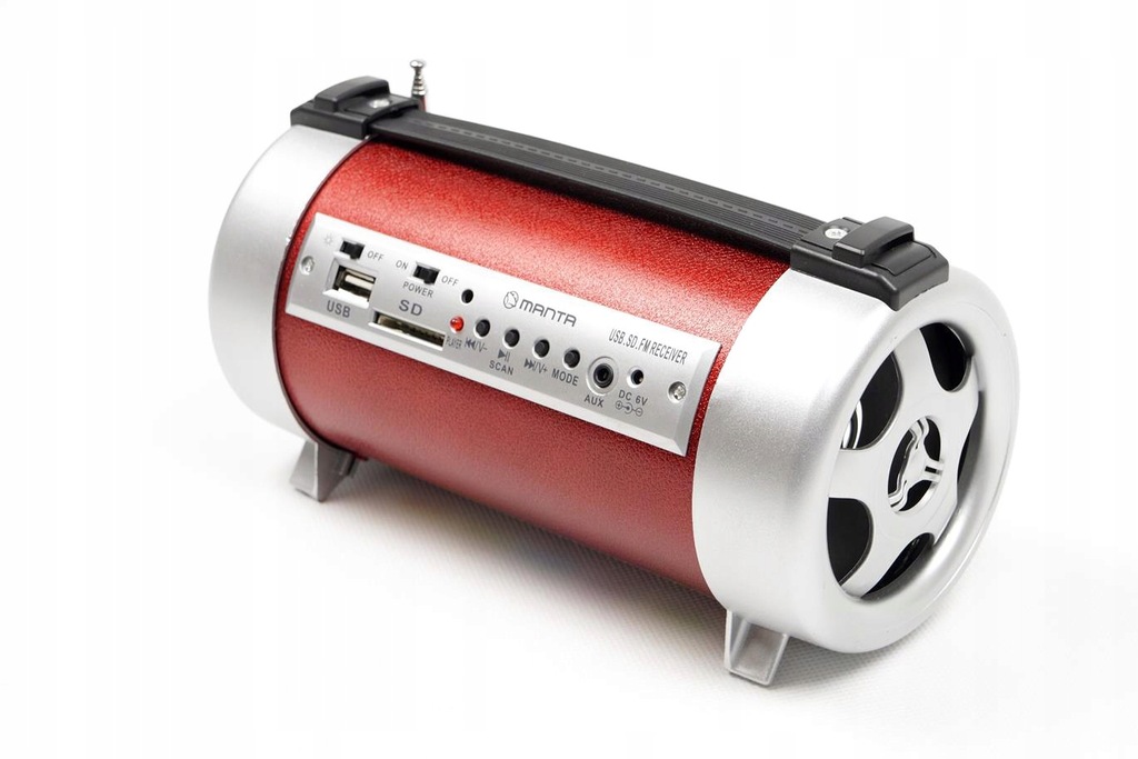 Manta RDI104 JUKON radio z latarką LED USB MP3 SD