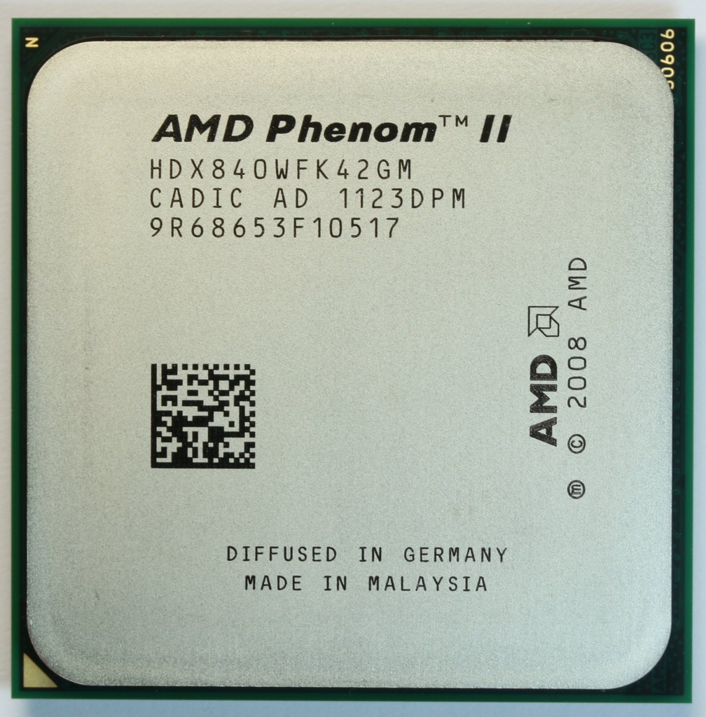 AMD Phenom II X4 840 HDX840WFK42GM 3,2 GHz sAM3