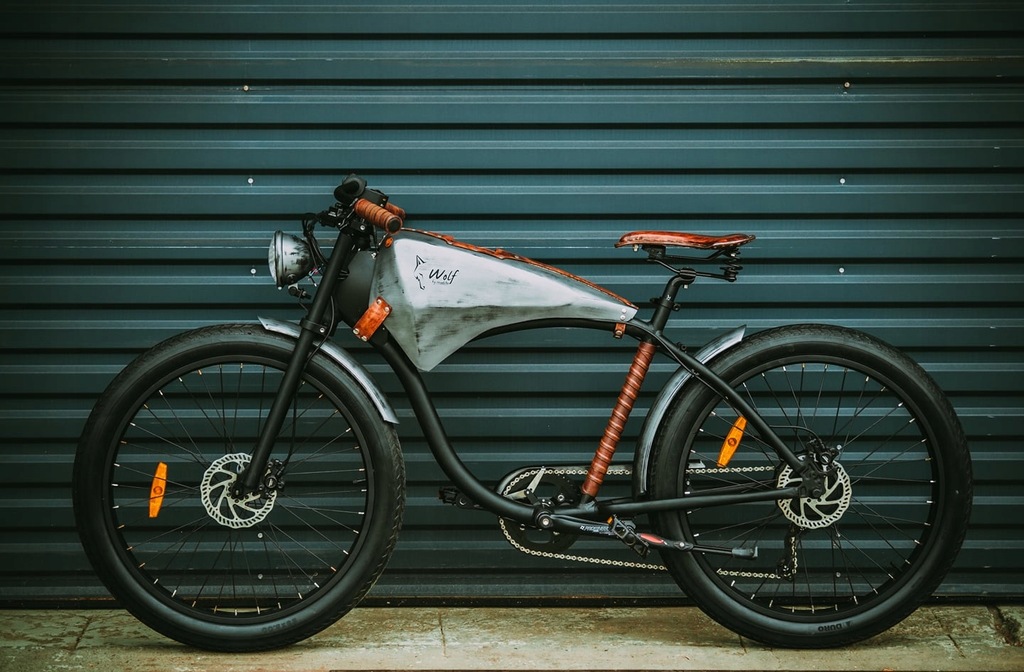 ROWER ELEKTRYCZNY CRUISER CUSTOM WOLF CAFE RACER