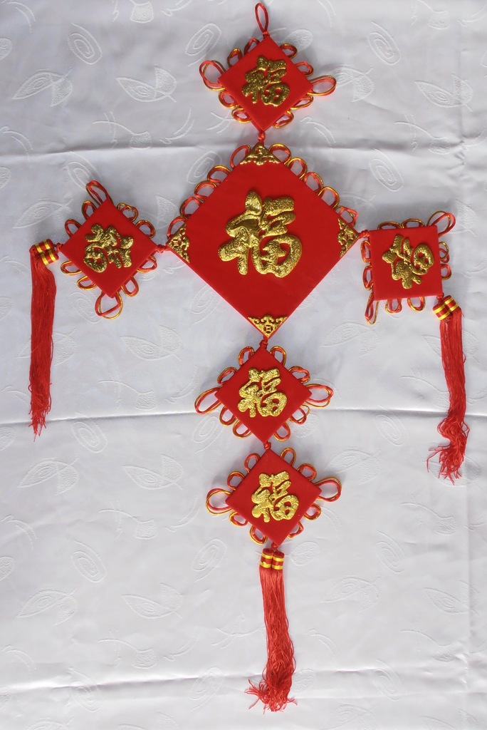 chiński Symbol szczęścia Fu z Toelem - Feng Shui