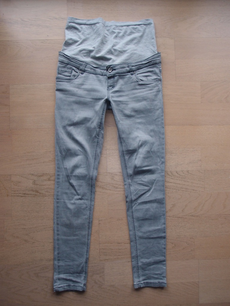 Spodnie ciążowe jeans MAMA LICIOUS rurki rozm.40