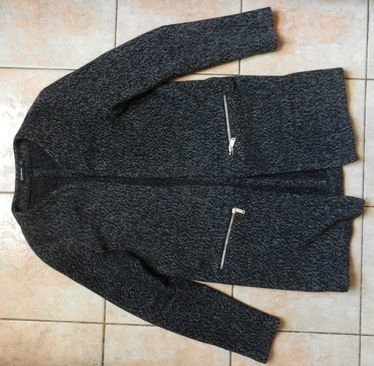 STRADIVARIUS  kurtka damska M czarna sweter
