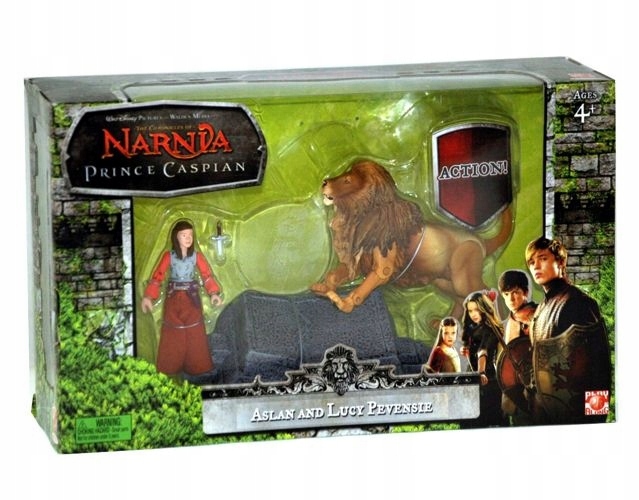 FIGURKI NARNIA KSIĄŻĘ KASPIAN - ASLAN I LUCY