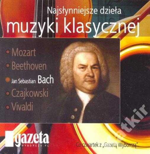 Jan Sebastian Bach. Najsłynniejsze dzieła. CD.
