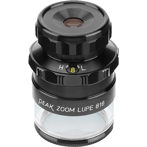PEAK ZOOM LUPE 816 Jewelers Magnifier 8x-16x Loupe