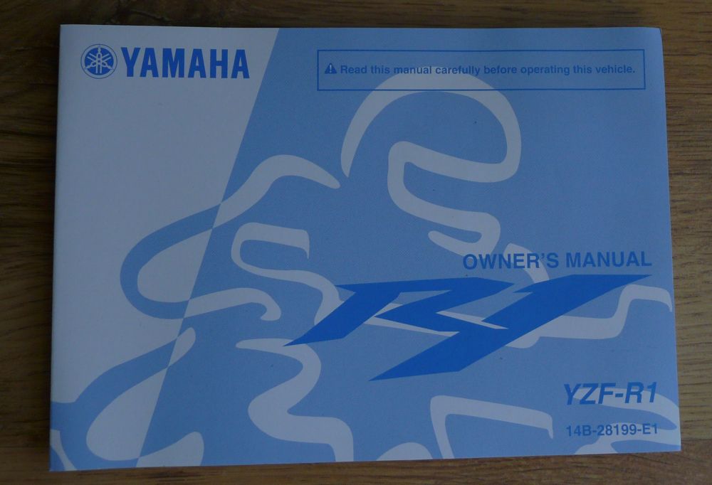 Yamaha YZF-R1 2009 instrukcja obsługi użytkownika