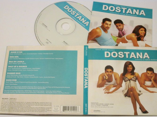 DOSTANA -SOUNDTRACK CD BOLLYWOOD