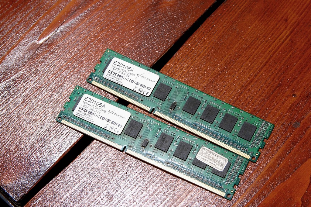 EXCELERAM 4 GB PC3 - 10666 DDR3 - 2x2GB