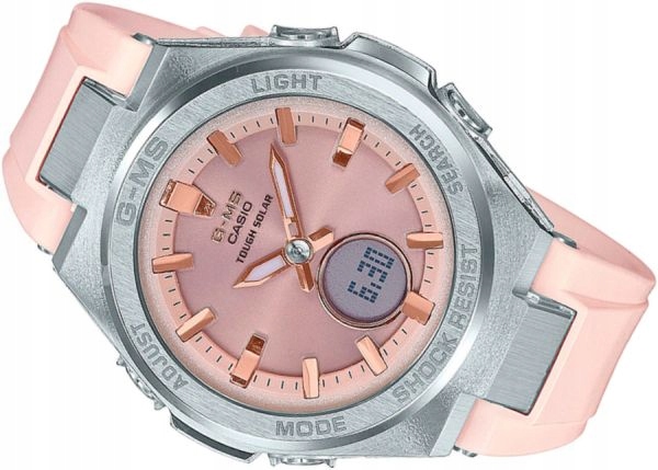 ZEGAREK CASIO BABY-G MSG-S200-4AER SOLAR PINK!