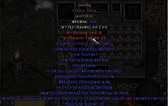 Słowo runiczne - Enigma nowy Ladder - Diablo 2 LoD