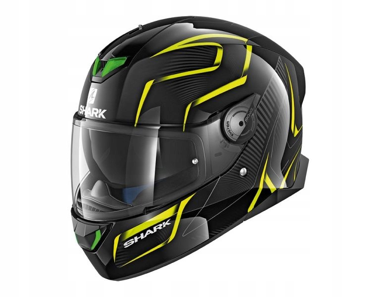 KASK SHARK SKWAL 2 FLYNN CZARNO-ŻÓŁTY S