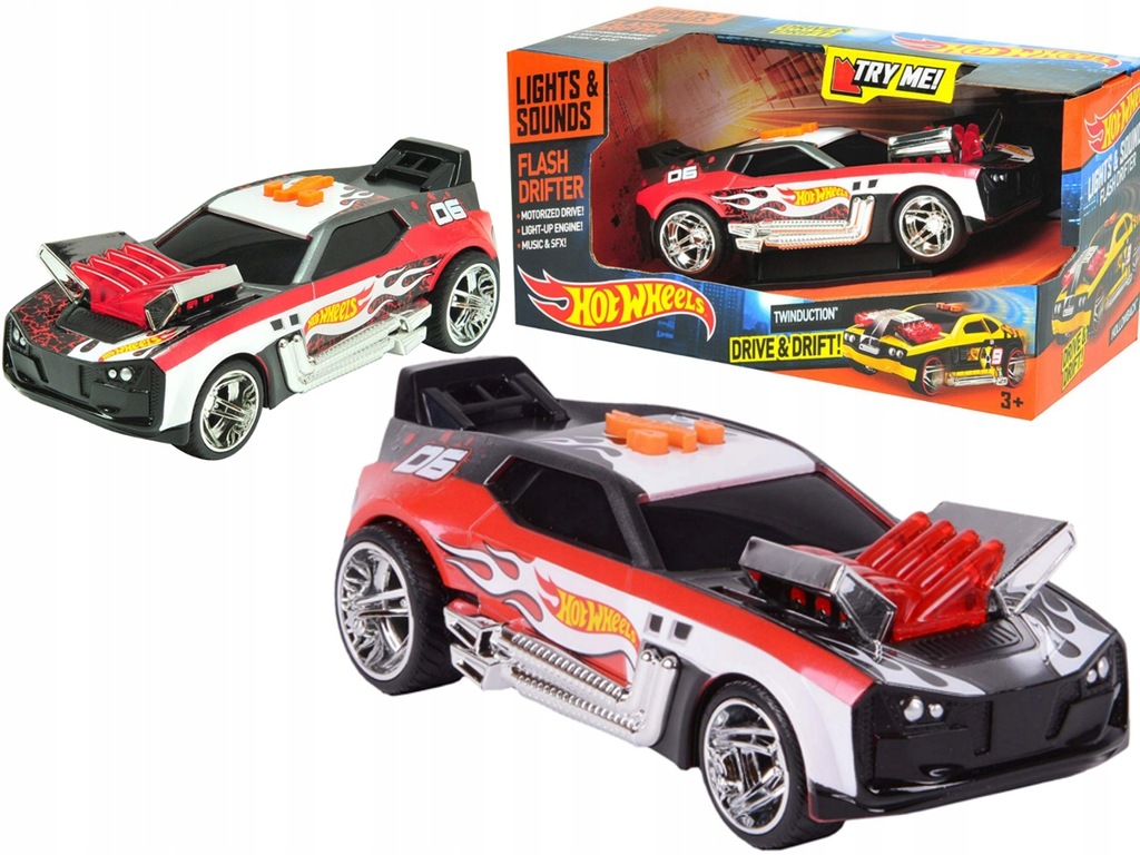 Hot Wheels Flash Drifter TWINDUCTION Samochód AUTO