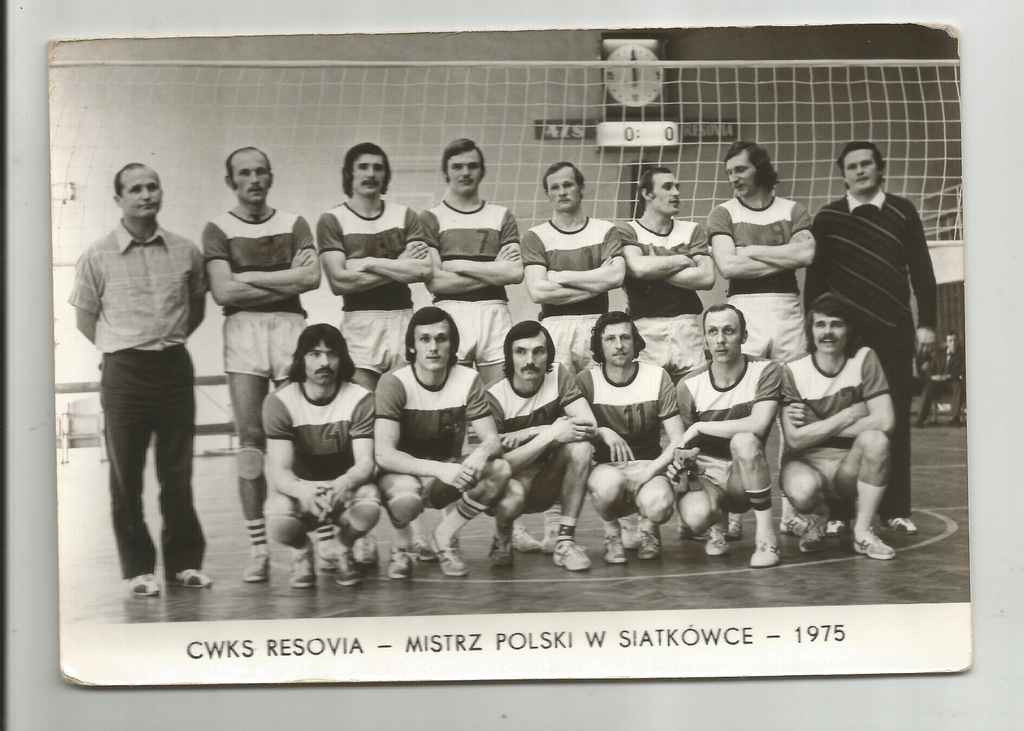 CWKS Resovia Mistrz Polski w siatkówce 1975 