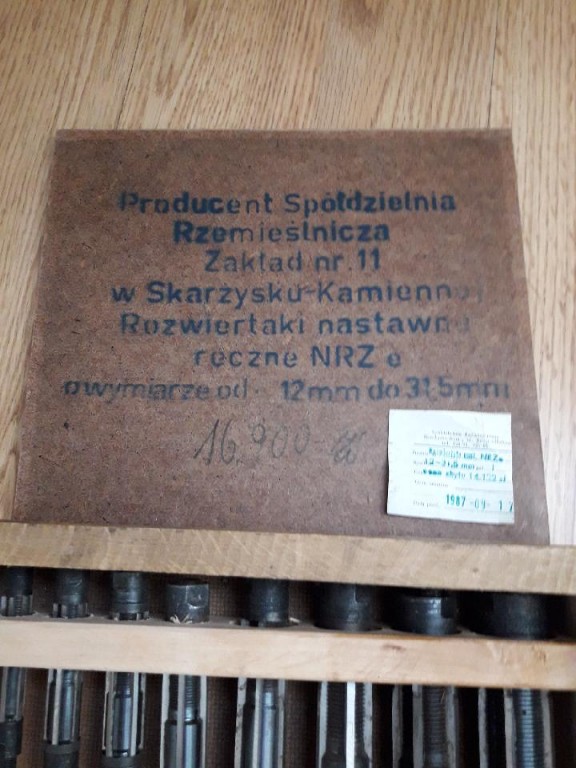 ROZWIERTAKI RĘCZNE DO METALU  Od 12mm do 31,5mm