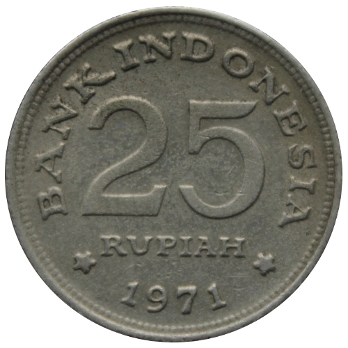 25 rupii 1971 Indonezja st.III