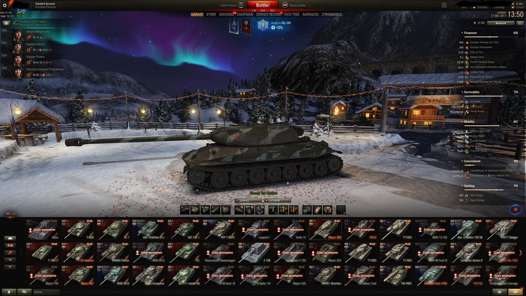 World of Tanks WOT konto 44X Obj260 T-22 medium 