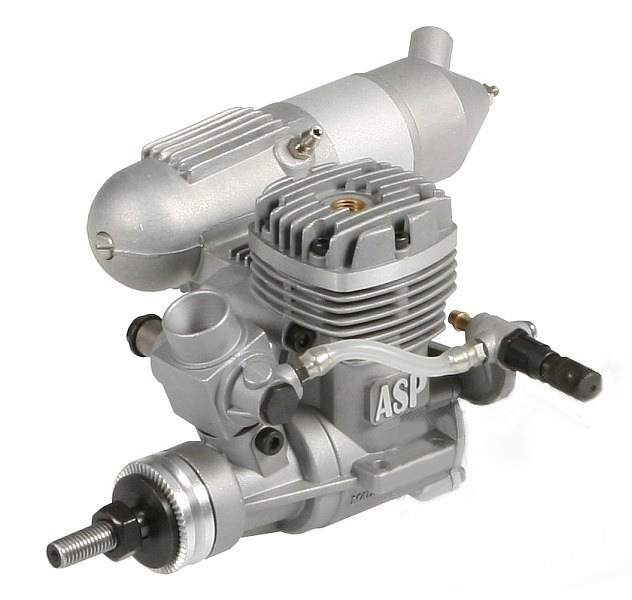Silnik spalinowy ASP S32A 5.23ccm RC z tłumikiem