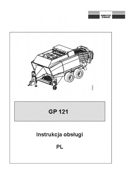 Deutz Fahr GP 121 - instrukcja obsługi PL