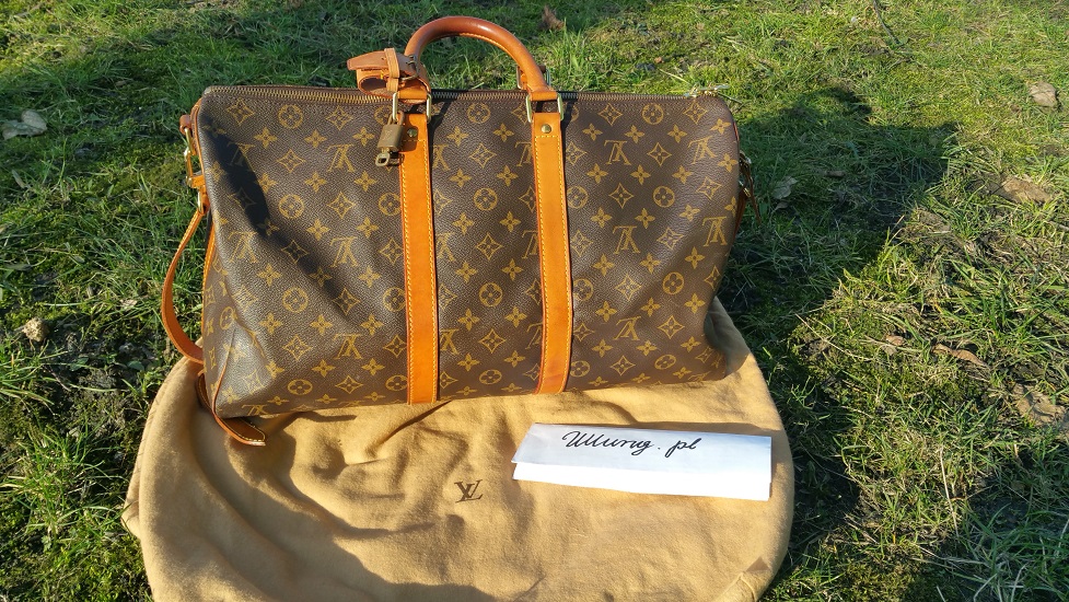 Louis vuitton keepall 45 torebka torba autentyczna 12838779869