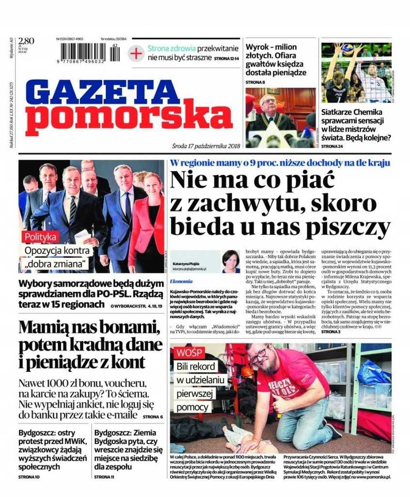 Gazeta Pomorska - Bydgoszcz, Nakło, okolice 242/20