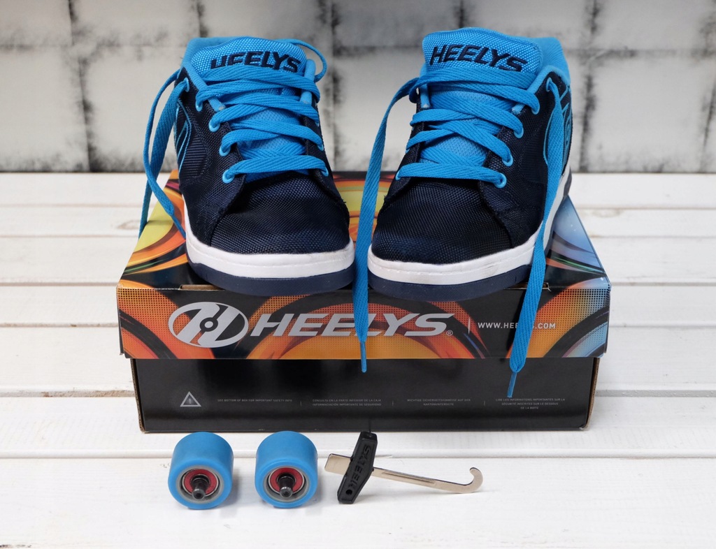 Heelys buty na kółkach oryginał granatowy lans 38