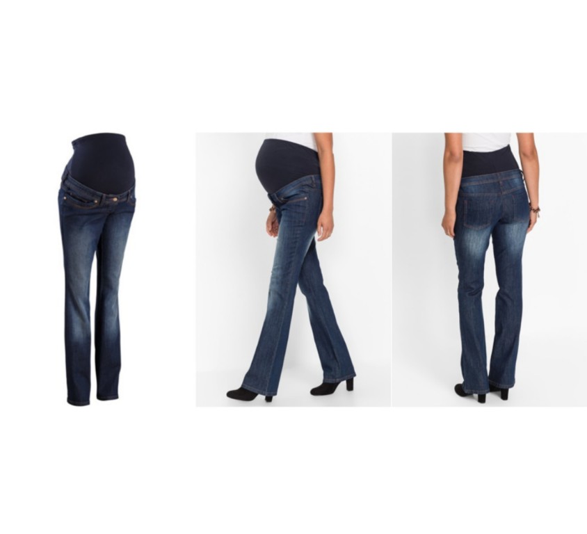 ciążowe spodnie jeans Bonprix 38