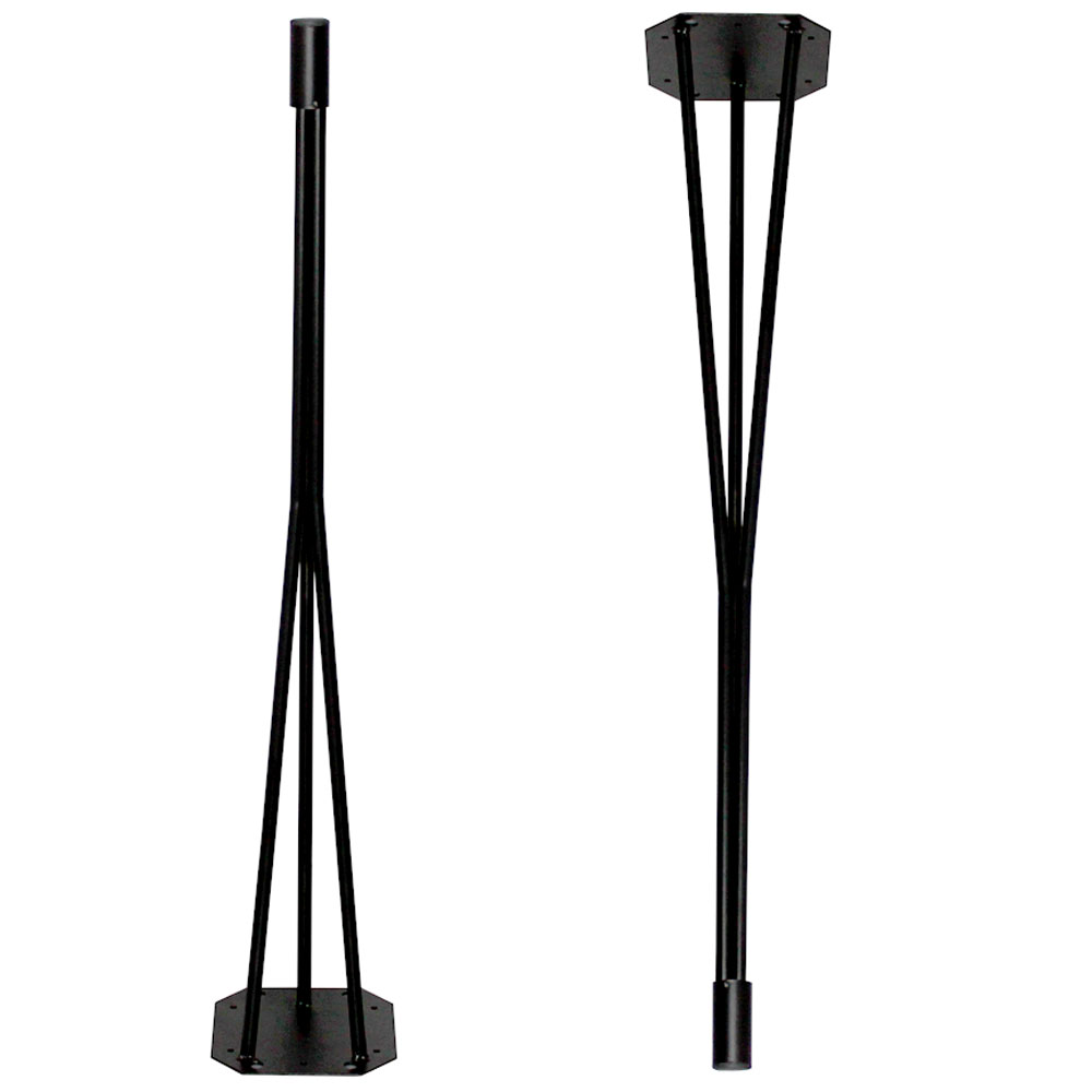 Nowoczesna noga do stołu blatu mebli czarna 710mm