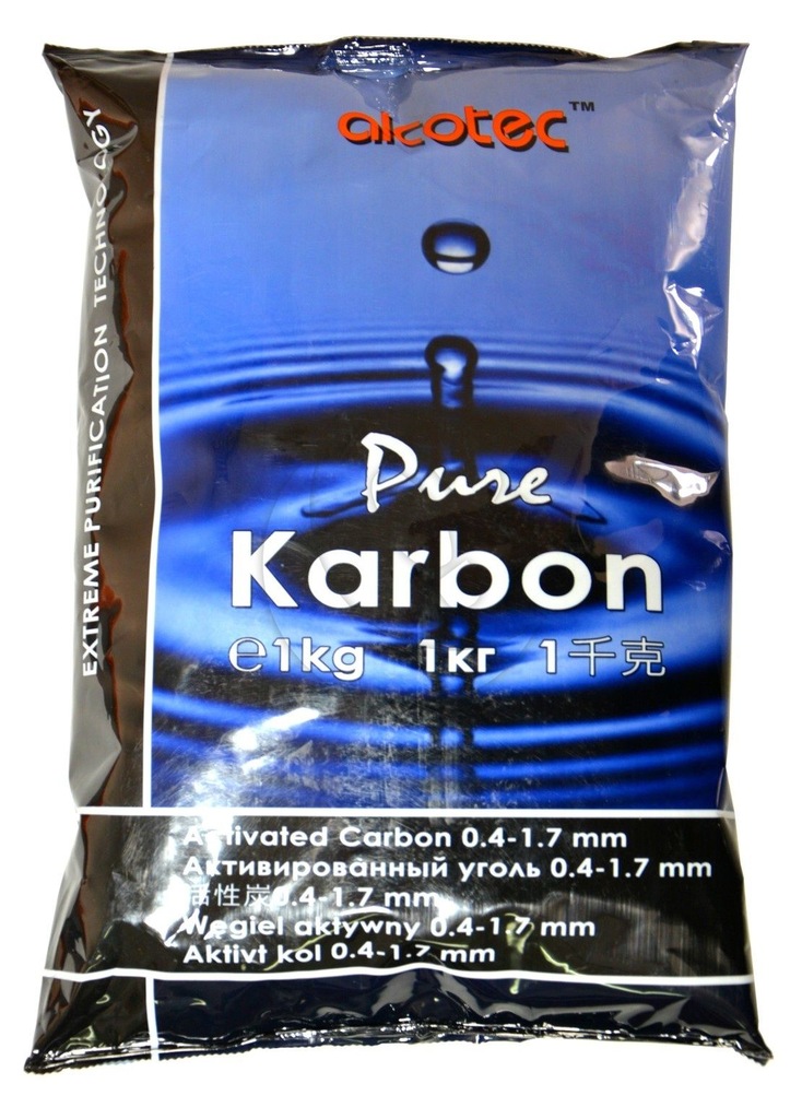 SUPER Węgiel aktywny ALCOTEC PURE KARBON 1kg