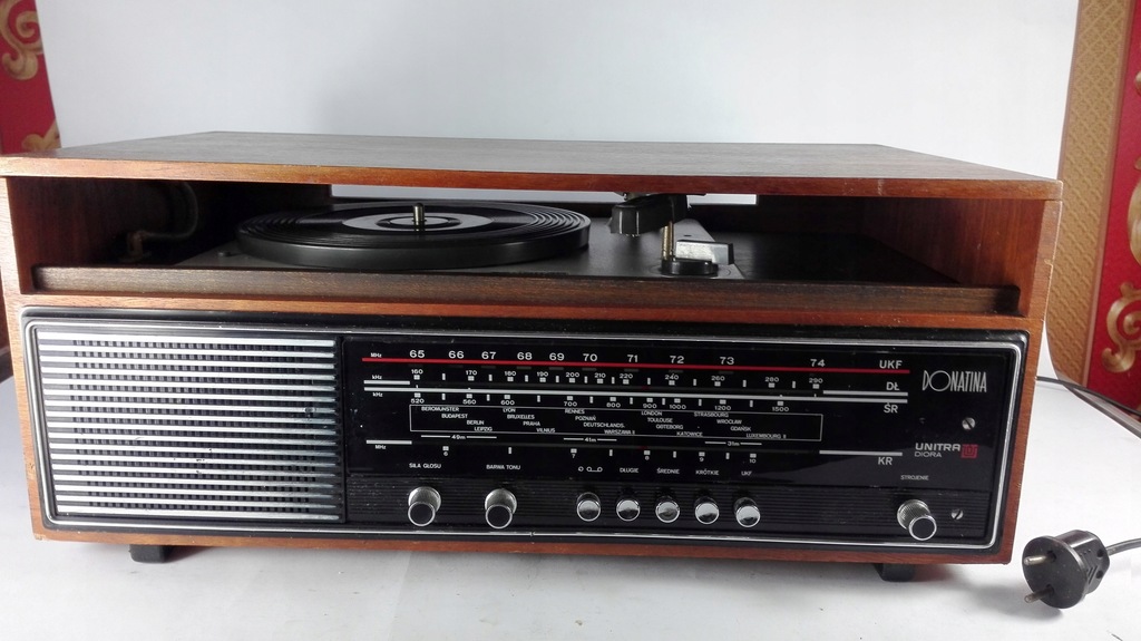 Radio gramofon Donatina Diora Unitra Fonica