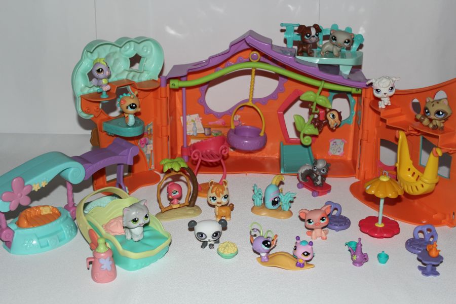 ZESTAW DOMEK ŚWIETLICA  LPS LITTLEST PET SHOP