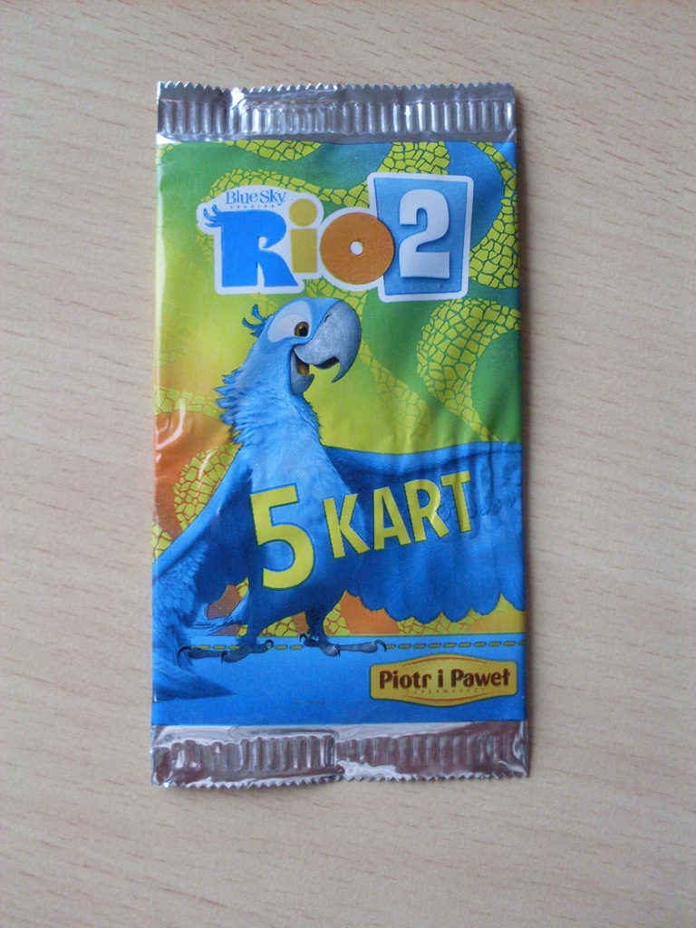 RIO 2 - KARTY / ZESTAW 5 KART - NOWE