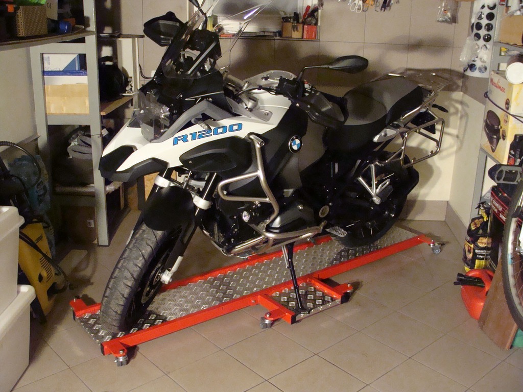 Wózek motocyklowy podest podstawka pod motor  w-wa