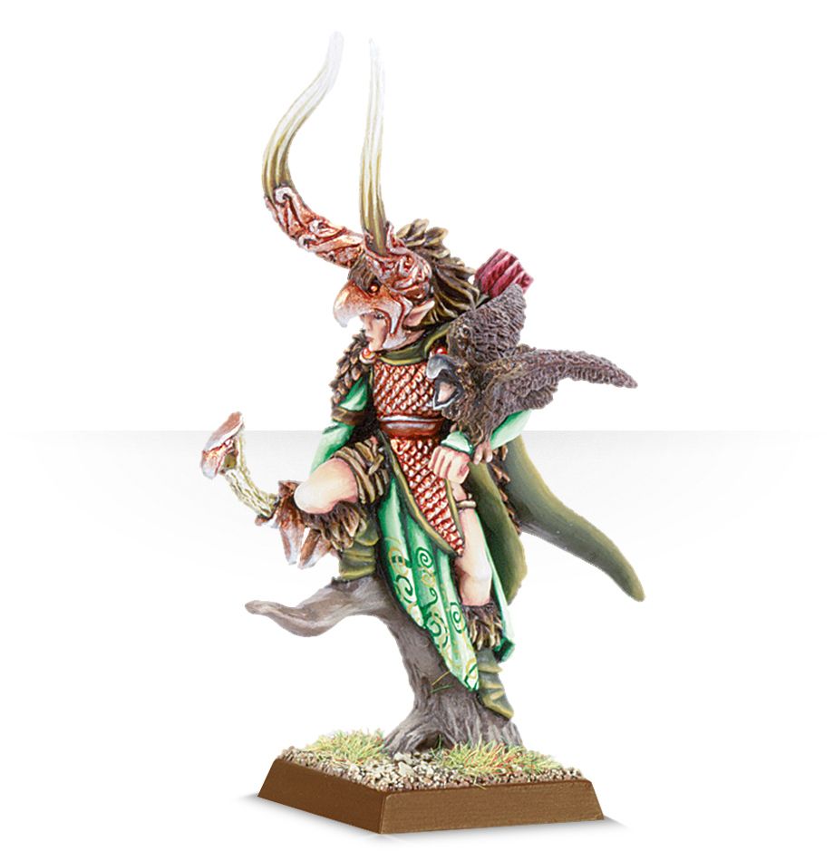WARHAMMER WOOD ELF LORD WITH BOW METAL
