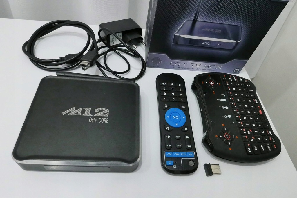 TV BOX M12 4K 2/16 GB SMART TV ANDROID WIFI USB