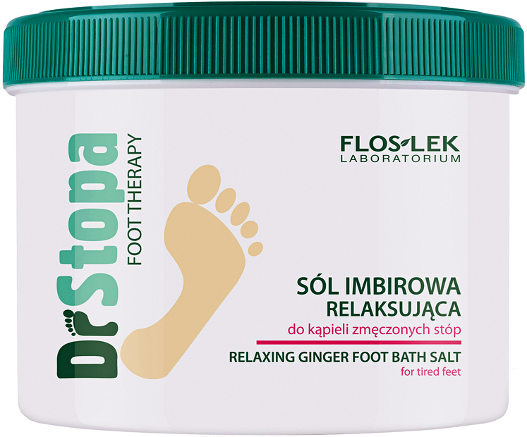 FLOSLEK Relaksująca Sól Imbirowa Do Stóp 500 G
