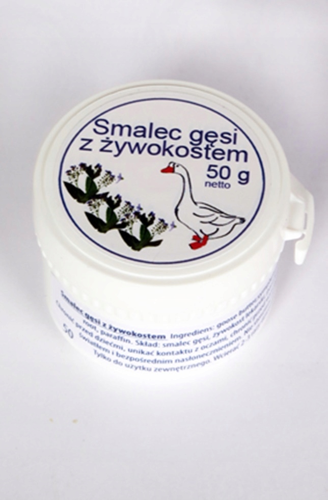 maść żywokostowa na smalcu gęsim 50g