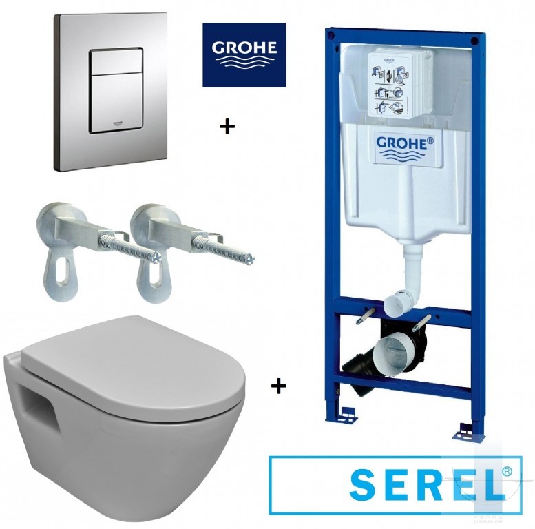 Zestaw podtynkowy GROHE SEREL WC stelaż 4 w 1