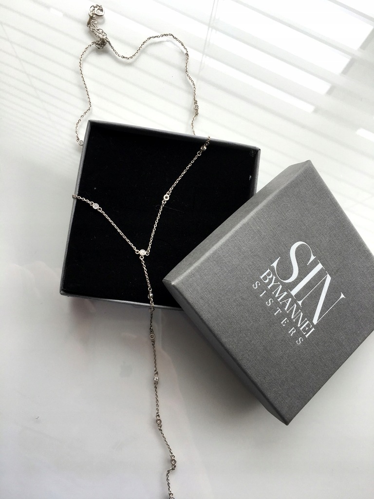 Sin by Mannei Naszyjnik srebrny Rosary
